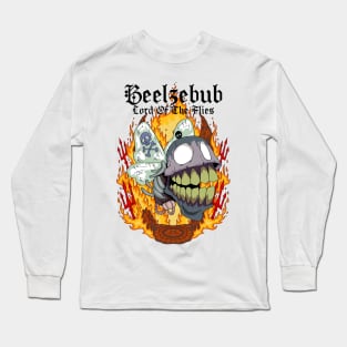 The Infernal Symphony: Beelzebub's Artistic Aura Long Sleeve T-Shirt